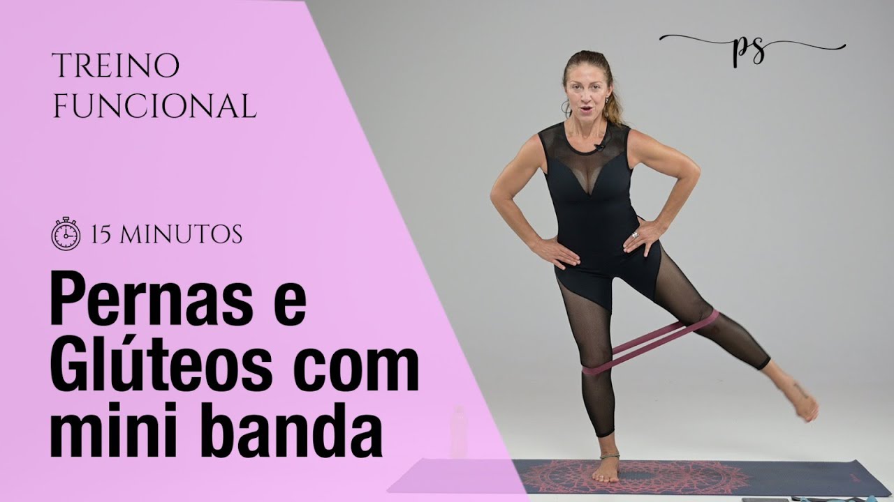 Pernas e Glúteos com mini banda 15m
