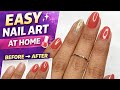 Before After Nail Cut 💅🏻| Step by Step Nailart at Home