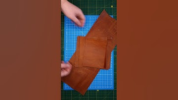 Making a leather crossbody bag PART 1 | PDF pattern | DIY | Tutorial #leatherwork #leathercraft