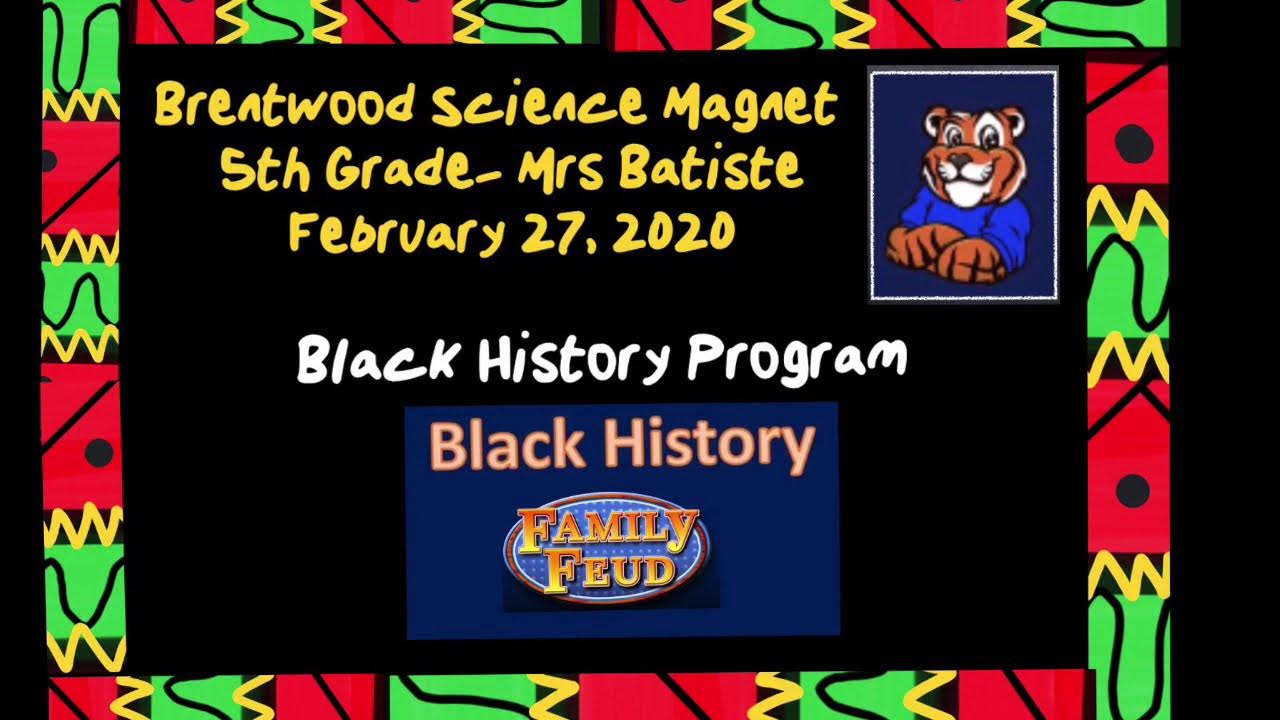 Family Feud 2020, Brentwood Science YouTube