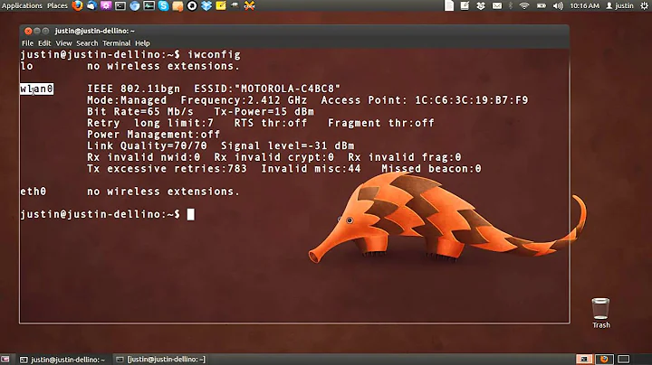 how to turn on / off your wifi network card in the Ubuntu terminal