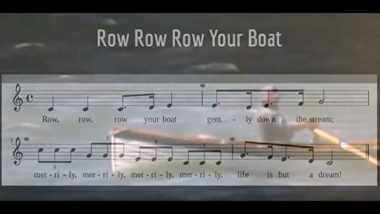 row row row your boat - canon round singing - youtube