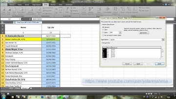 cara memisahkan tanggal bulan tahun di excel