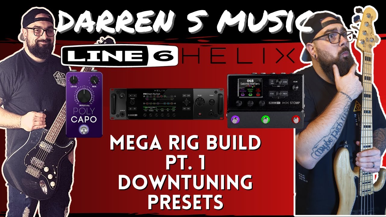 Switchable Tunings | Line 6 Helix/HX MEGA RIG Pt.1 | #line6 #helix # ...