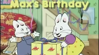 Max and Ruby E9   Max's Birthday   Max's New Suit   Goodnight Max