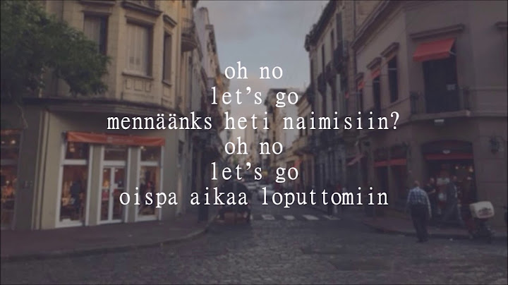 haloo helsinki! - oh no let's go