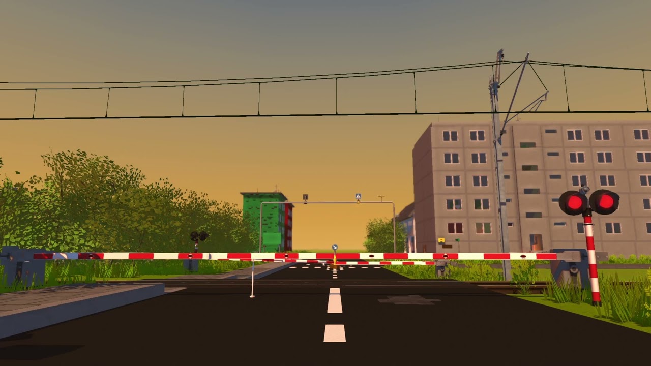 Przelot pojazdu szynowego na ulicy Żywieckiej Scrap Mechanic