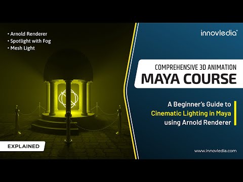 Maya Course • Cinematic Lighting in Maya using Arnold Renderer • A Beginner's Guide • Create Fog Env