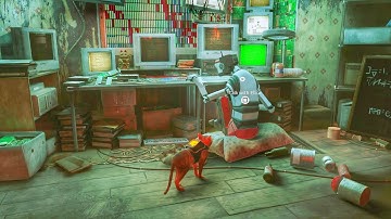 STRAY | Find Elliot | Bartender | The Slums Gameplay