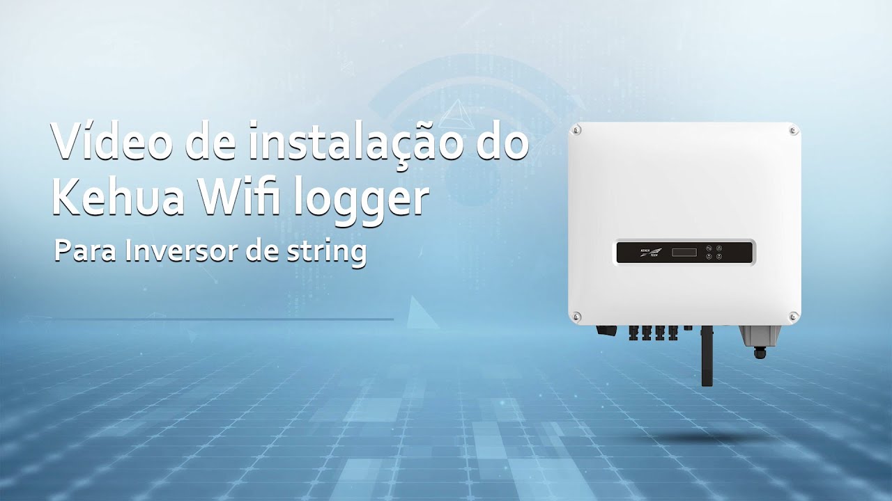 Instalação do Kehua Wifi Logger