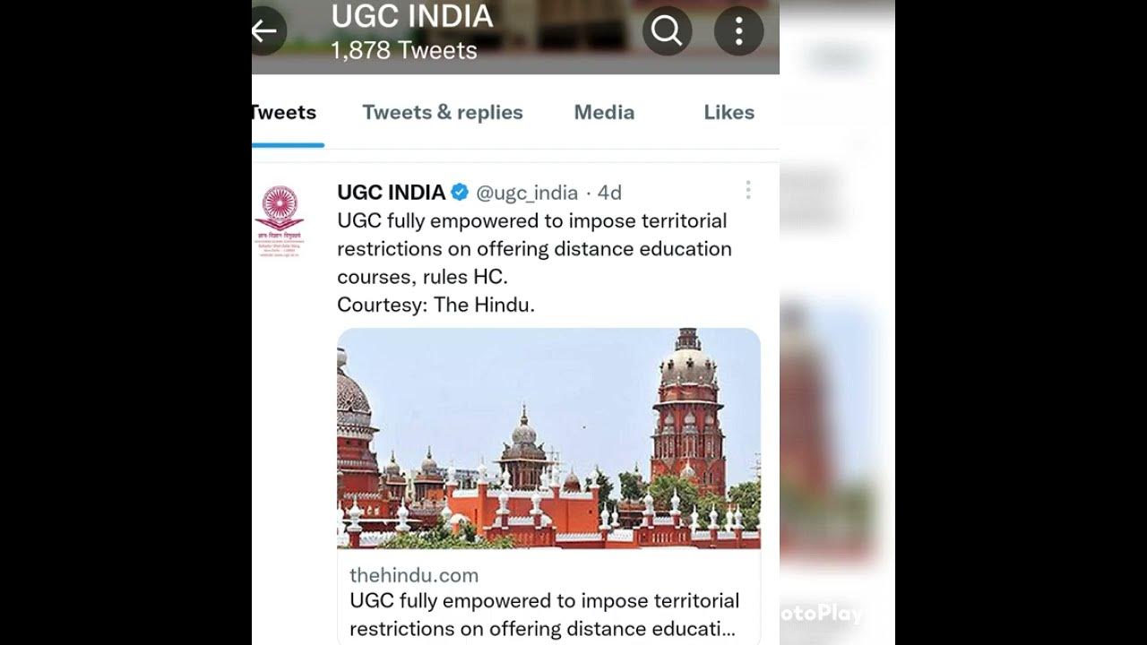 ANNAMALAI UNIVERSITY DISTANCE EDUCATION APPROVAL UGC TWITTER POST annamalai-university-distance-education-approval-ugc-twitter-post