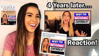 LIZZIE REACTING TO: &quot;Why I&#39;m Becoming Catholic&quot; video from 2018! | 4 Years Later 🥰