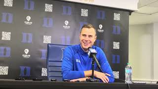 Jon Scheyer full press conference Duke waxes the Vols