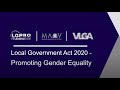Local government act 2020 explained promoting gender equality