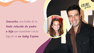 Jencarlos Canela nos habla de la relación de padre e hija que mantiene con la hija de Gaby Espino