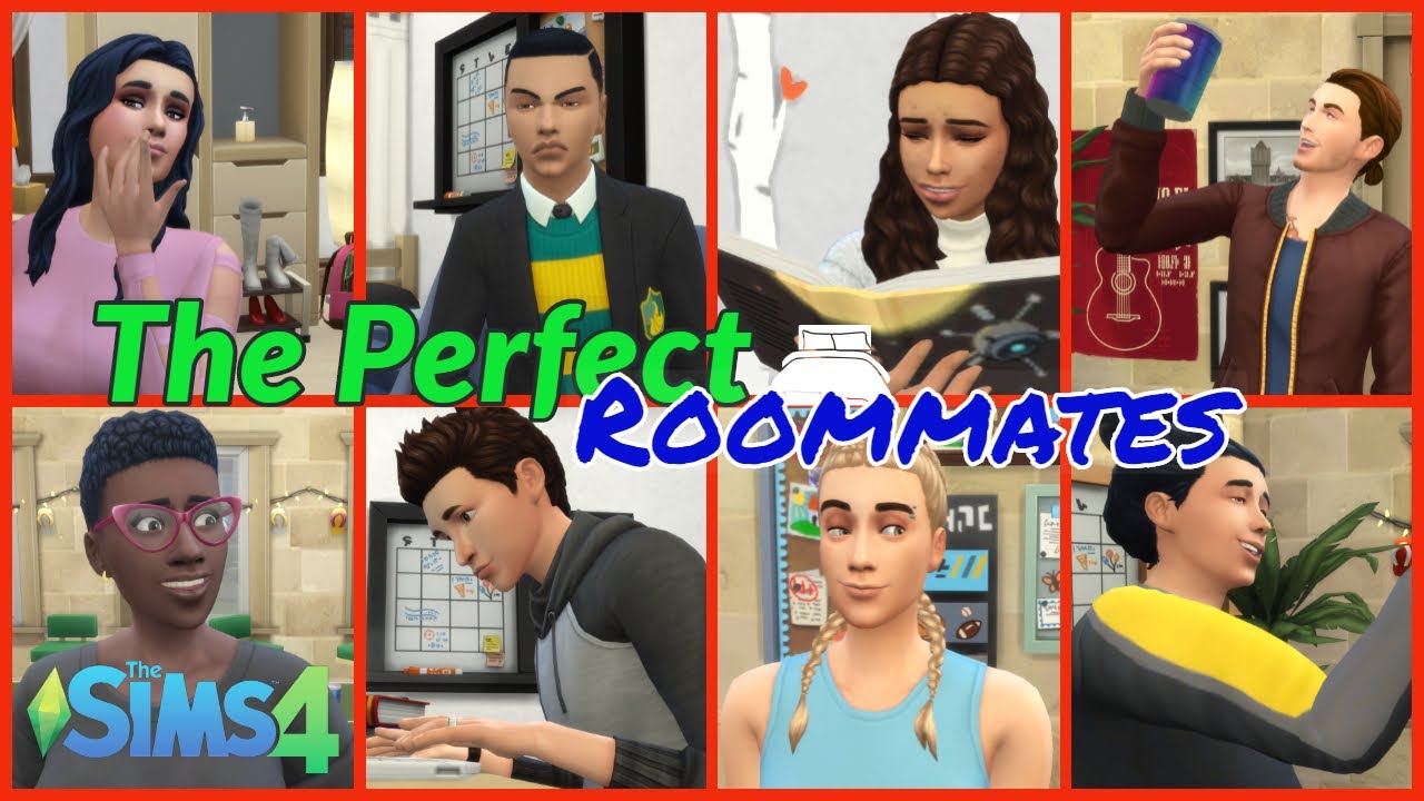 The Perfect Roommates! The Sims 4 Discover University CC FREE YouTube