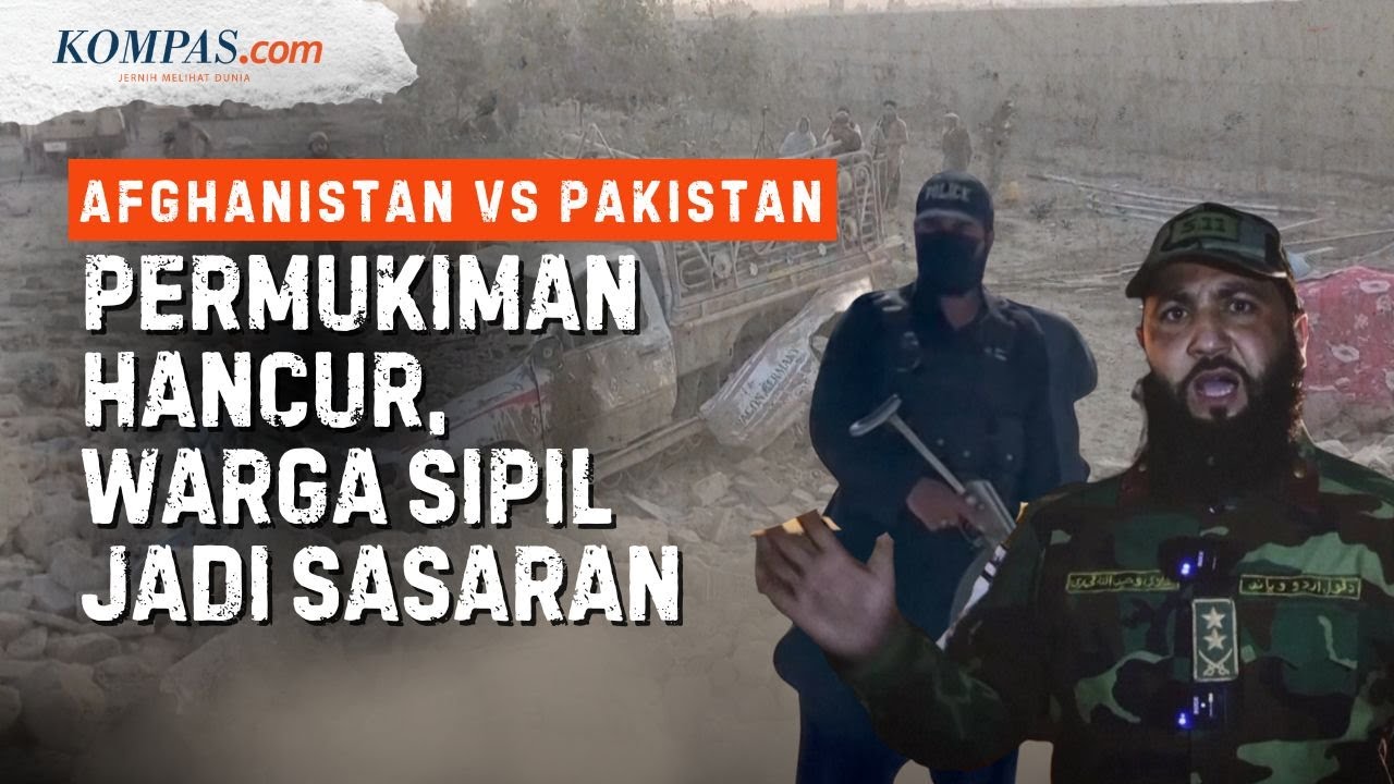 Penampakan Kerusakan Pakistan Vs Afghanistan, Permukiman Porak-poranda