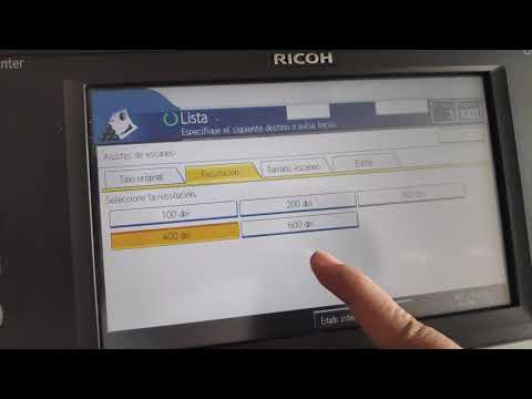 Escanear en Ricoh MP 2852
