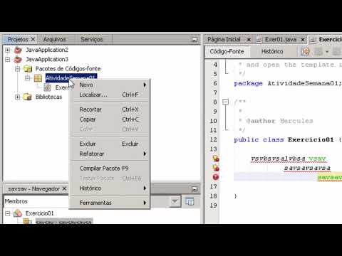 Criando várias Class no mesmo Projeto - NetBeans