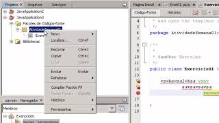 Criando várias Class no mesmo Projeto - NetBeans