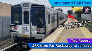 [4K] Commuting on a BRAND NEW Kawasaki M9! LIRR from Far Rockaway to Jamaica | LIRR | NYC