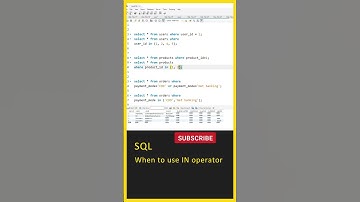 SQL Tutorial For Beginners (When to use IN Operator) SQL Telugu, SQL Course,MySQL Tutorial,Learn SQL