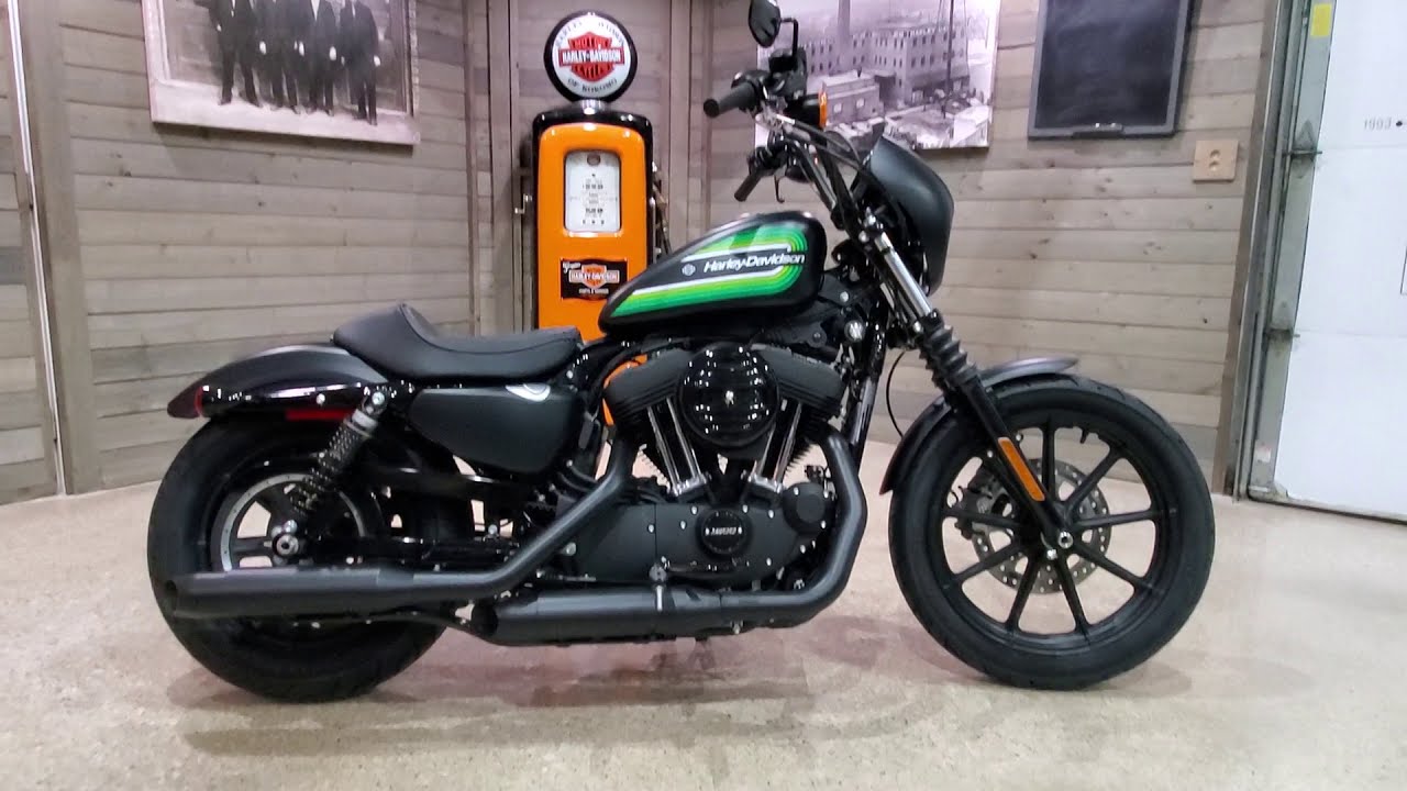 2021 Harley Davidson Iron 1200 Xl1200ns Black Denim Youtube