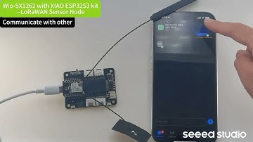 Configuring Wio-SX1262 with XIAO ESP32S3 kit as Meshtastic device