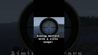 Aiming mortars with a rifle scope! #armareforger #gaming #xbox #ps5 #pcgaming #milsim
