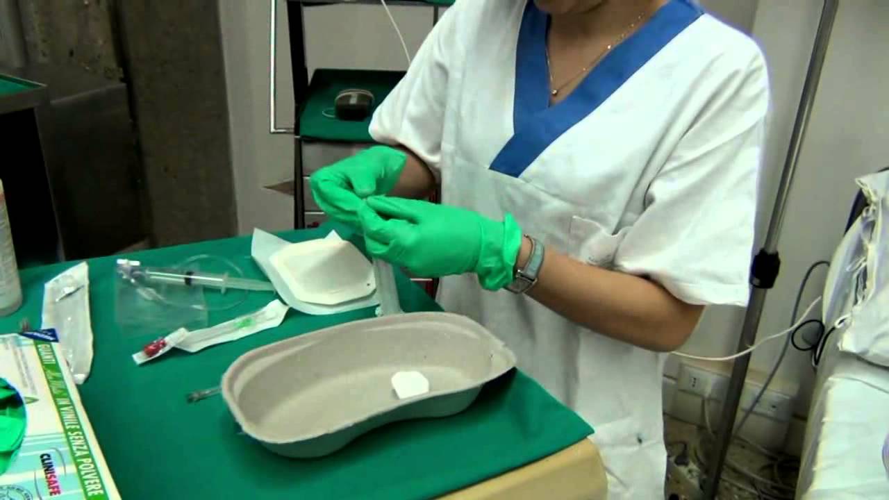 Posizionamento catetere venoso periferico - CVP