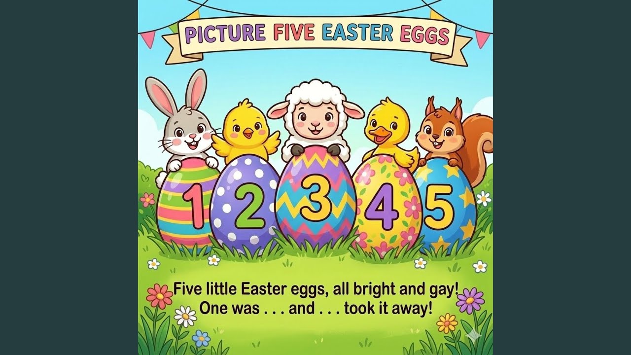 Five Little Easter Eggs (Counting Song for Kids) - YouTube