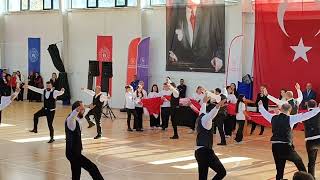 Zonguldak Alaplı Atatürk Ortaokulu 29 Ekim Cumhuriyet Töreninde Zeybek Oyunları 🇹🇷