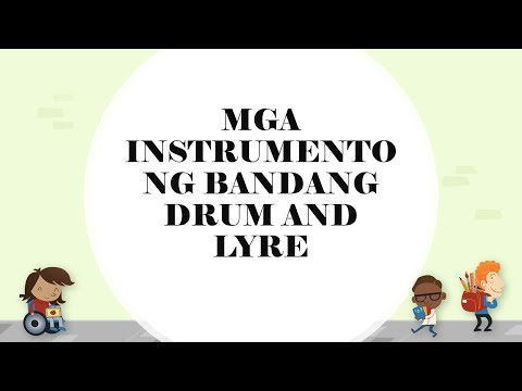 Video: Ano Ang Mga Instrumento Ng Drums