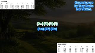 Greensleeves (no capo) by Tony Drake play along with scrolling guitar chords and lyrics