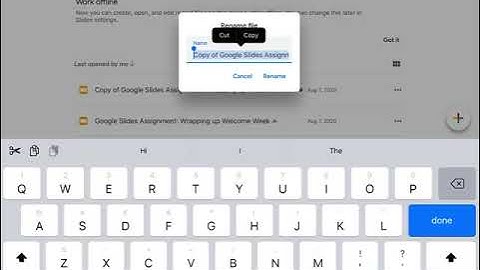 Make a Copy of a Google Doc/Slides/Sheet Posted to Schoology