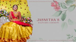 Jasmitha Half Saree Ceremony Teaser || By Sairam Photography ||