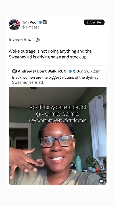 Woke Outrage is NOT Doing Anything and Sweeney AD is Driving Sales and Stock UP #shorts
