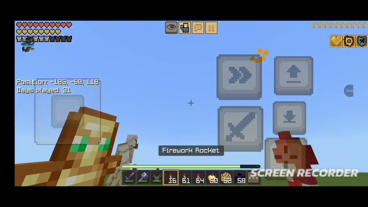minecraft pocket pvp elytra mace respawn anchor and more ️ - YouTube