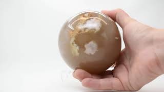 Flower Agate Sphere AGAFSP028
