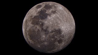 4K True HDR Moon with 1000 mm Telescope & Panasonic GH5 (Chromecast)