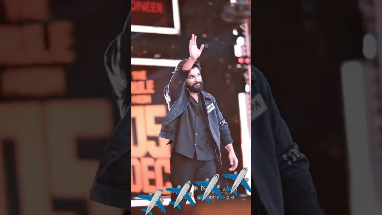 Allu Arjun In Show   Pusha Adition 