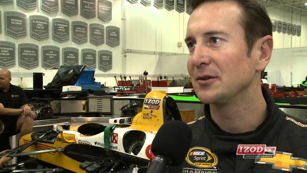 2013 Kurt Busch Seat Fitting at Andretti Autosport