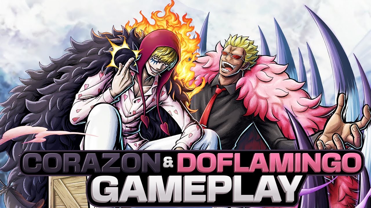 6★ Buffed Corazon & Young Doflamingo Gameplay | One Piece Bounty Rush