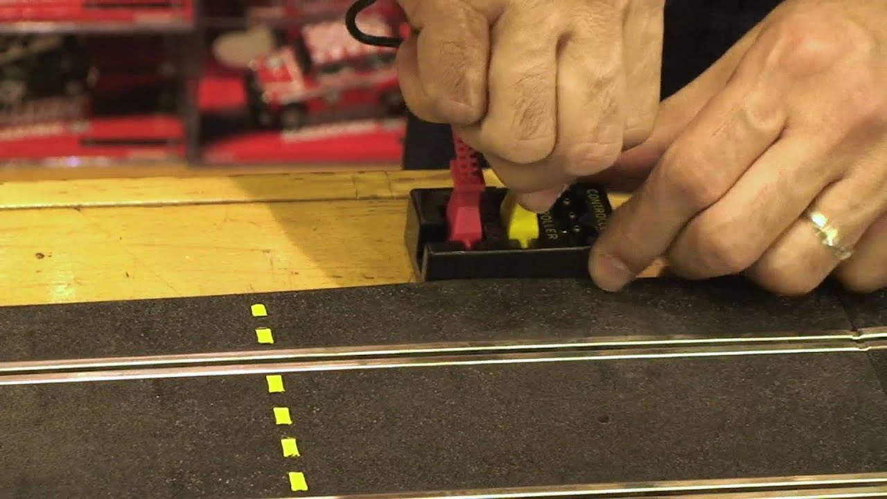 Tienda de slot Barcelona / Palauhobby Casa Palau / Detalle conexión