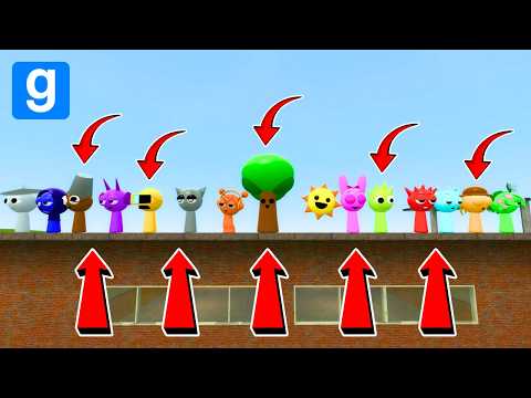 TOO MUCH SPRUNKI MONSTERS HORDE IN GARRY'S MOD