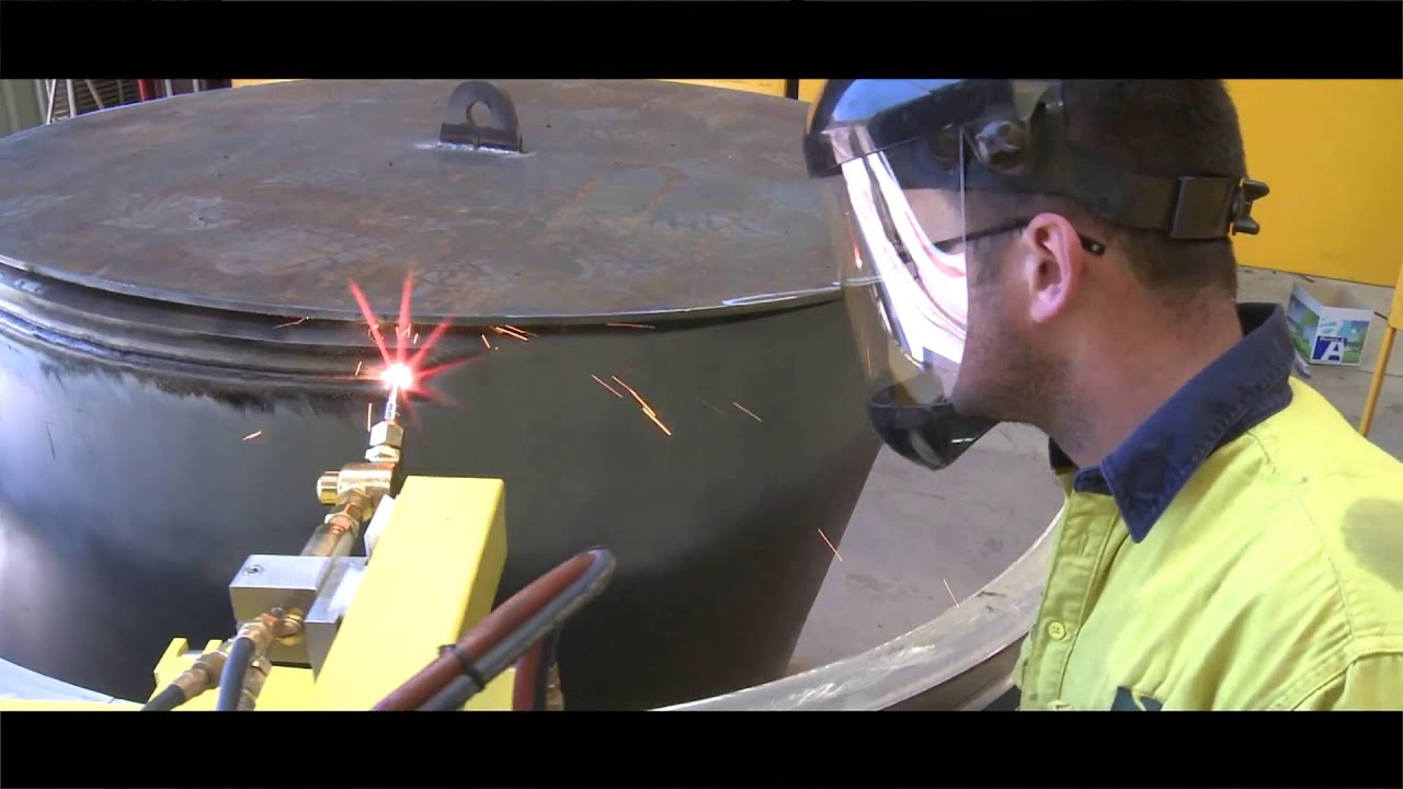 Automated Rake Pile Cutter Welder Pipe Beveling YouTube
