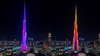 Dubai Burj Khalifa views night and day mix with best background sounds @mydubaiae200 screenshot 5