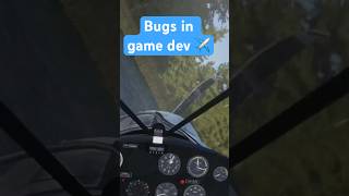 The price of development 🫣  #gamedev #indiegames #flightsim #flying #bugs