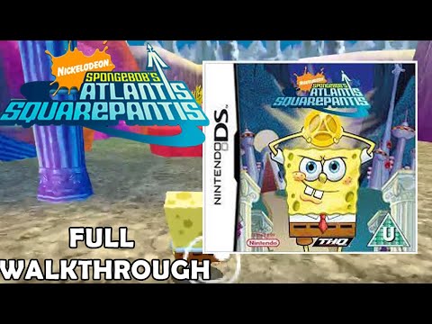 Spongebob Alantis Squarepantis (DS) Full Walkthrough HD