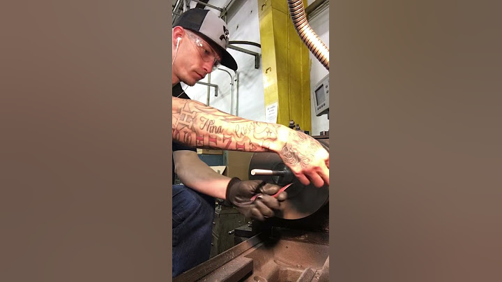 Don’t run lathe with a glove on